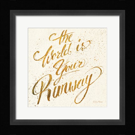 Framed Shoe Fetish Quotes IV Light Print