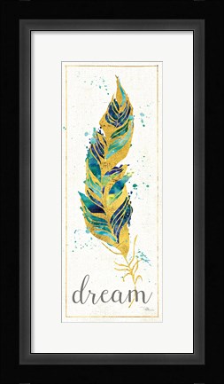 Framed Waterfeathers I Print