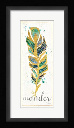 Framed Waterfeathers II Print