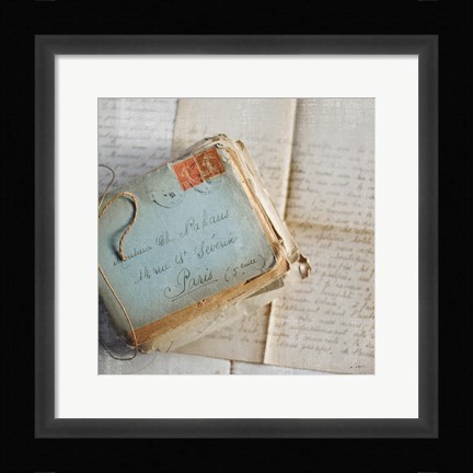 Framed Love Letters I Print