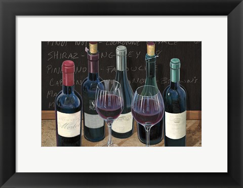 Framed Wine Spirit I Print