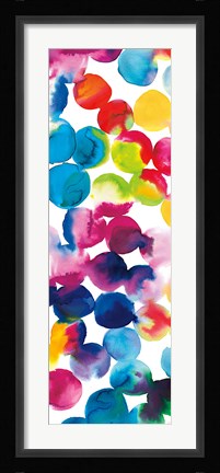 Framed Bright Circles II Print