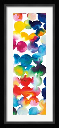 Framed Bright Circles III Print