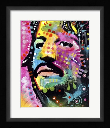 Framed Ringo Starr Print