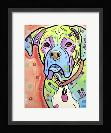 Framed Boxer Print