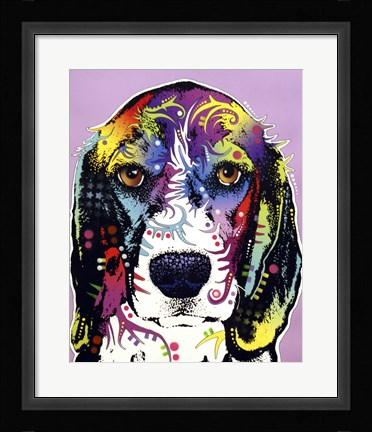 Framed 4 Beagle Print