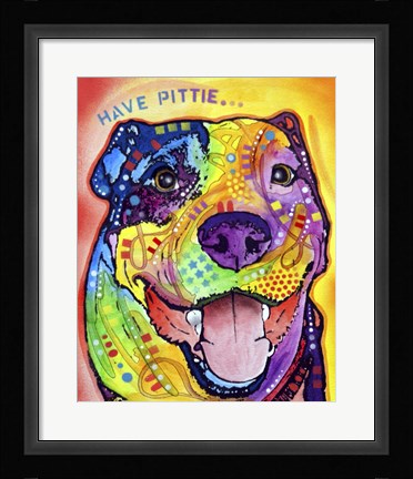 Framed Have Pittie Print