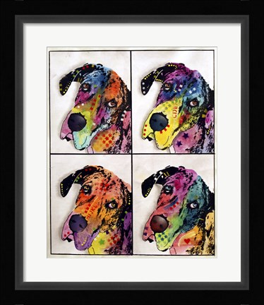 Framed 4 Danes Print