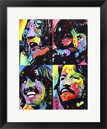 Framed Beatles Print