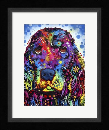 Framed Cocker Spaniel 2 Print