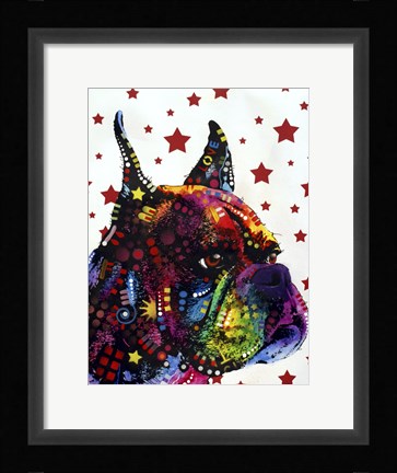 Framed Profile Boxer 2 Print