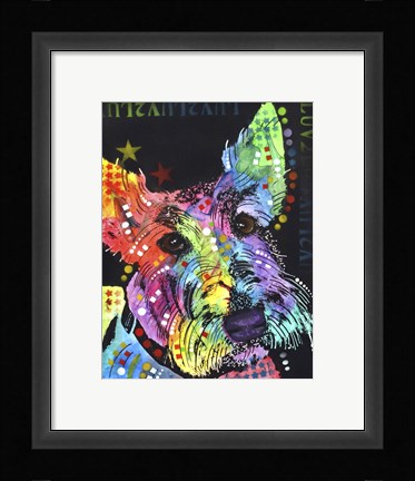 Framed Scottish Terrier Print