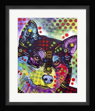 Framed Shiba Inu Print