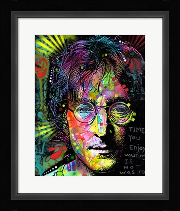 Framed Lennon Front Print
