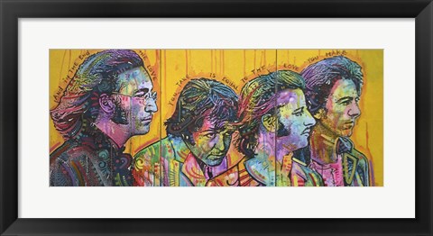 Framed Beatles Pano Print