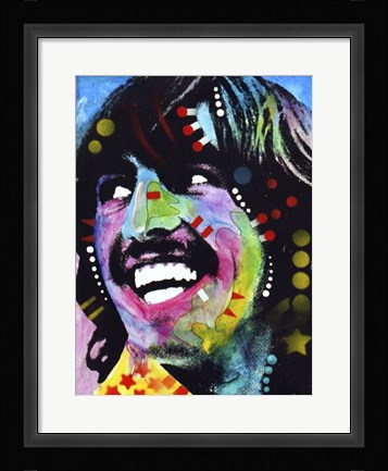 Framed George Harrison Print