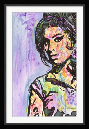 Framed Amy Winehouse Print