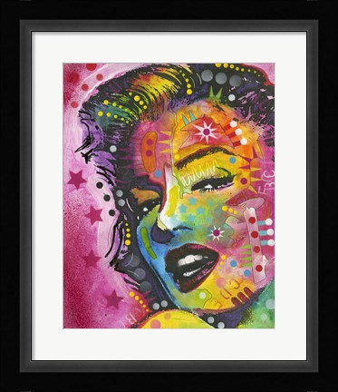 Framed Marilyn 017 Print