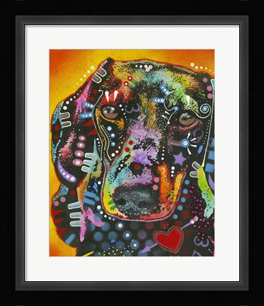 Framed Brilliant Dachshund Print