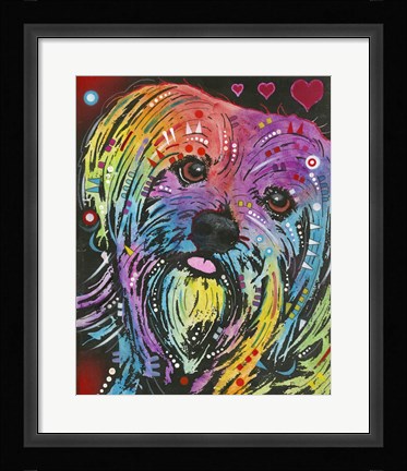 Framed Doggie Love Print