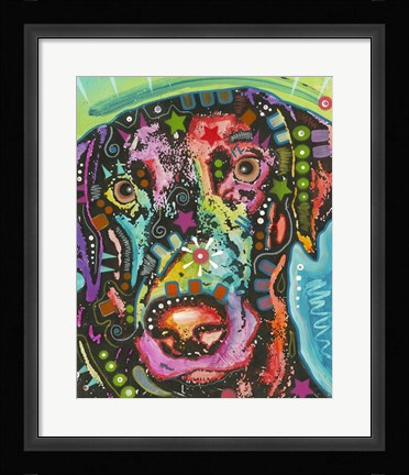 Framed Darling Doggie Print