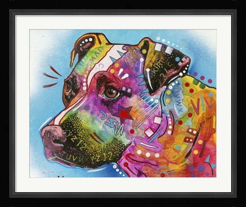 Framed Eye See You Dog Print