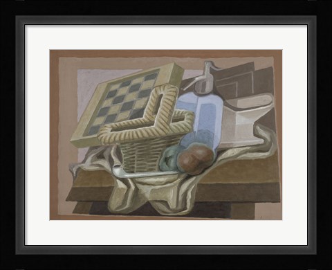 Framed Basket and Siphon, 1925 Print
