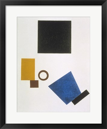 Framed Suprematism: Self-Portrait in Two Dimensions, 1915 Print