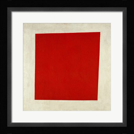 Framed Red Square,  1925 Print
