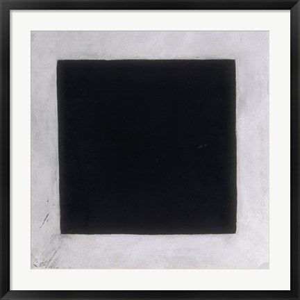 Framed Black Square, c 1923-30 Print