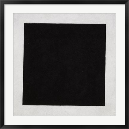 Framed Black Square, c. 1923 Print