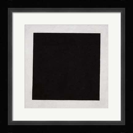 Framed Black Square, c. 1923 Print