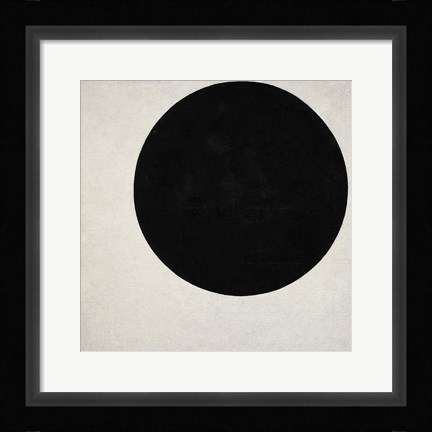 Framed Black Circle, c. 1923 Print