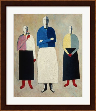 Framed Three Women, c. 1923 Print