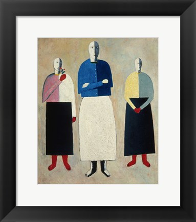 Framed Three Women, c. 1923 Print