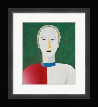 Framed Portrait of a Woman, 1928 Print