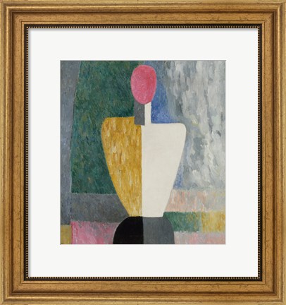 Framed Bust (Figure with a Pink Face), c. 1923 Print