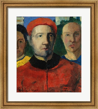Framed Triple portrait, 1933 Print