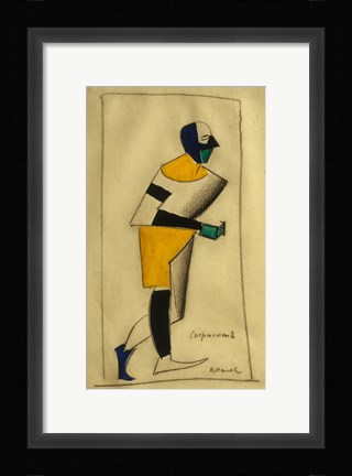Framed Athlete, 1913 Print