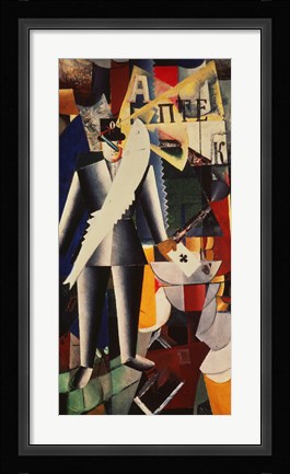 Framed Aviator, 1914 Print