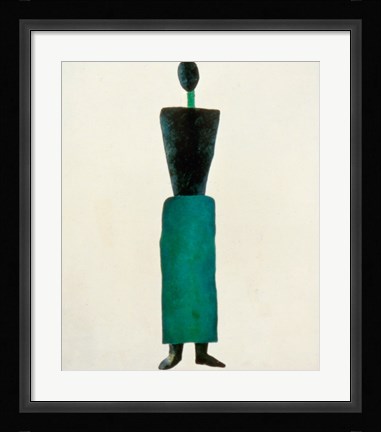 Framed Female Figure Print