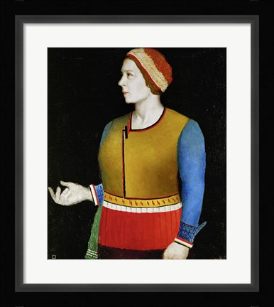 Framed Portrait of a Woman,  1933 Print