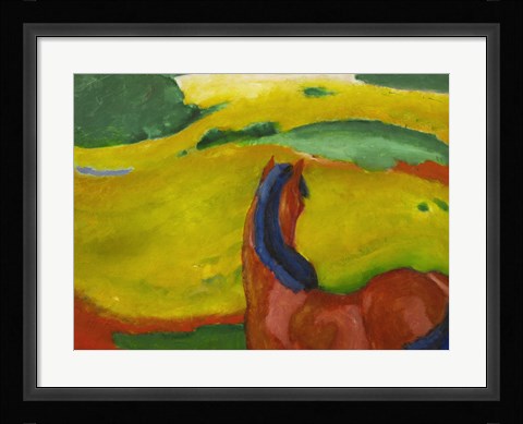 Framed Horse in a Landscape, 1910 Print