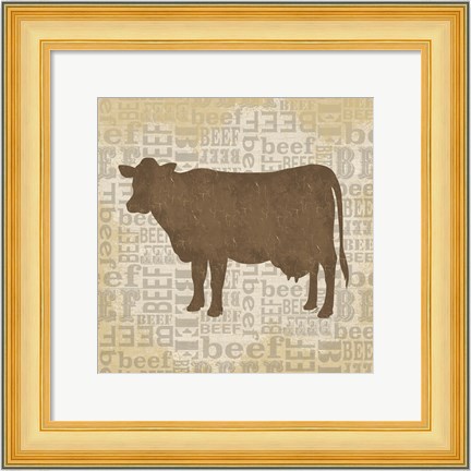 Framed Farm Animals IV Print