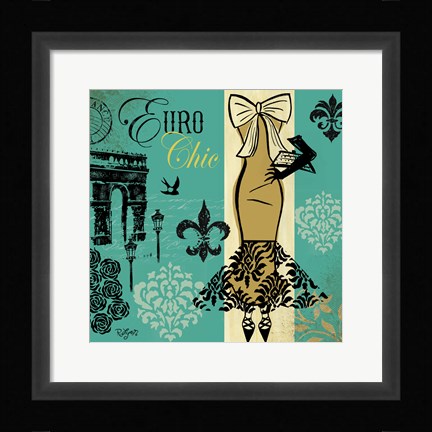 Framed Euro Chic II Print