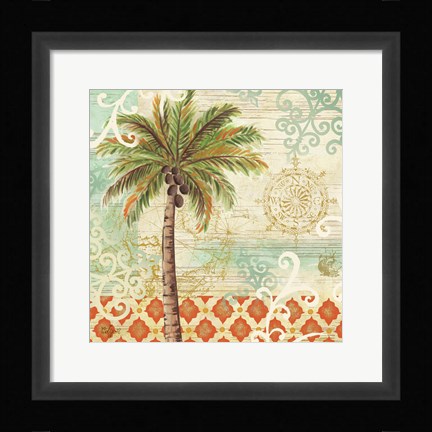 Framed Spice Palms I Print