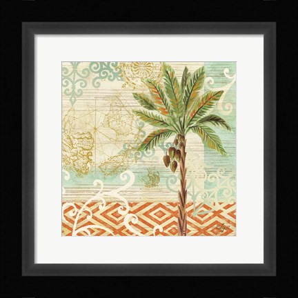 Framed Spice Palms II Print