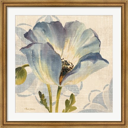 Framed Watercolor Poppies IV Print