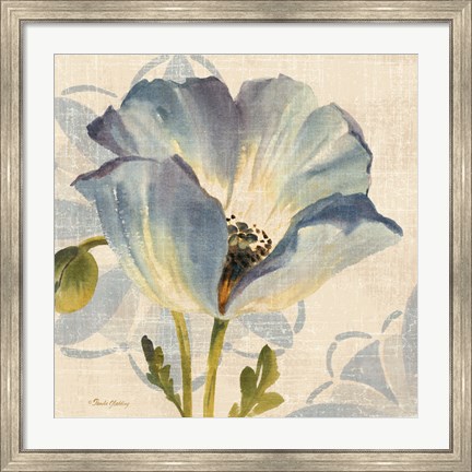 Framed Watercolor Poppies IV Print