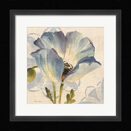 Framed Watercolor Poppies IV Print